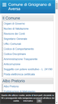 Mobile Screenshot of comunedigricignano-ce.it