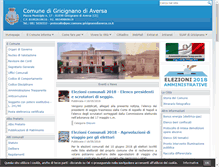 Tablet Screenshot of comunedigricignano-ce.it